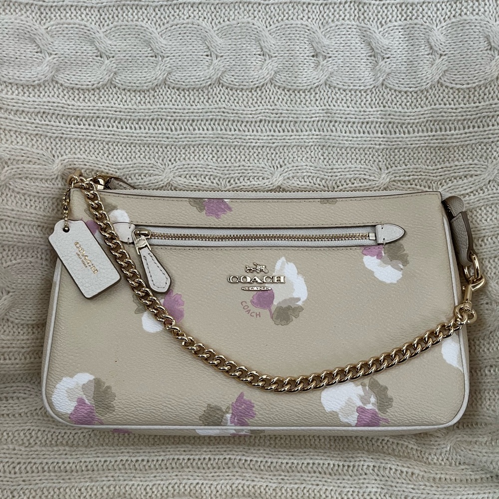 Autthentic Coach large wristlet